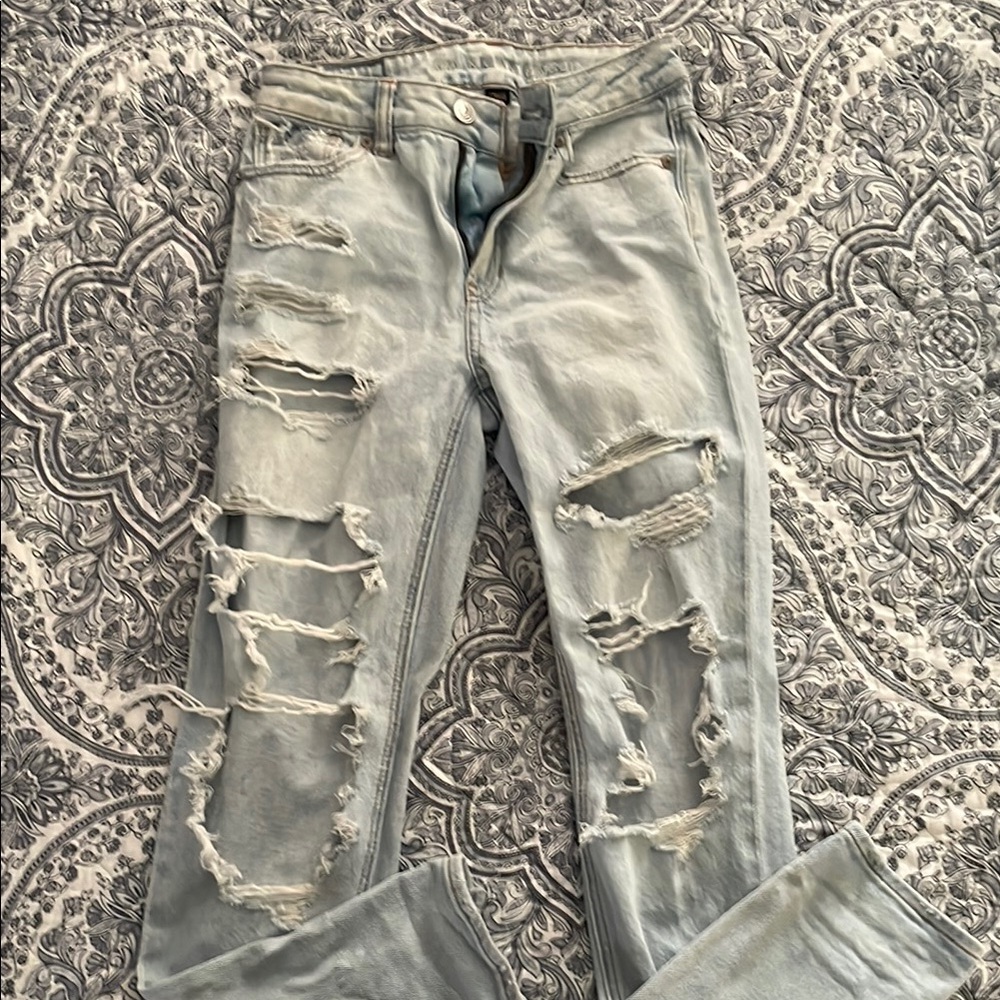 American Eagle Outfitters Strigid Mom Jeans